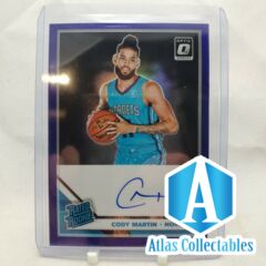 2019-20 Optic Cody Martin Rated Rookie Purple Prizm Auto